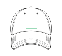 Start six cap, 100% cotton
